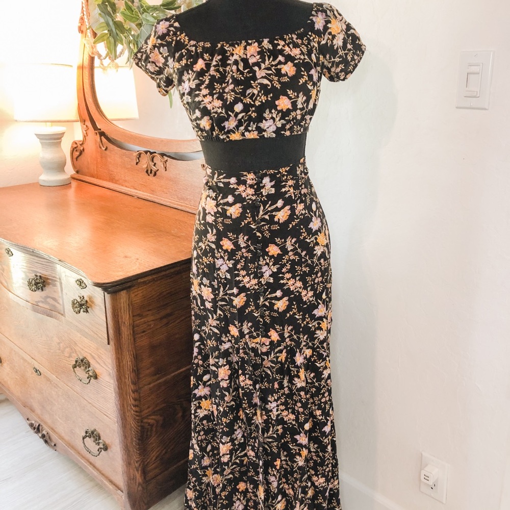 American eagle crop top and skirt SET